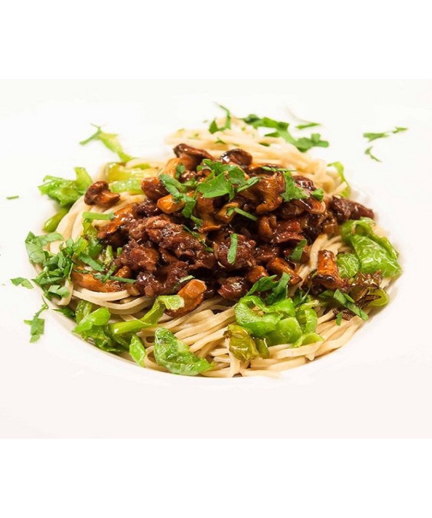 Taglierini ao molho de vinho branco